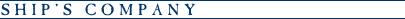 Ship's Company